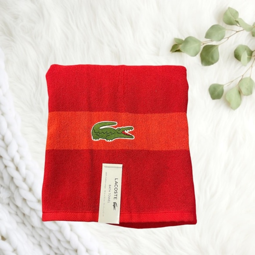 NWT Lacosté 1PC Bath Towel